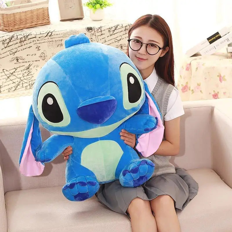 35-65 cm Aoger Lilo & Stitch Gefüllte Plüschpuppe Edition Stitch Rose Puppe Kreatives Kawaii Kissen Spielzeug Geburtstagsgeschenk für Mädchen Kinder