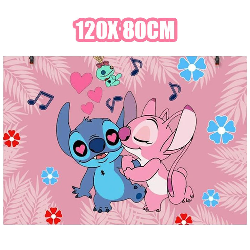 Disney Lilo und Stitch Geburtstagsparty-Dekorationen, Mix-Teller, Tasse, Serviette, Tischdecke, Stitch, Partygeschenke für Kinder, Zubehör, Deko-Set